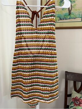 Wild Fable Crochet Cover-Up Dress. NWT. Size 4/6.